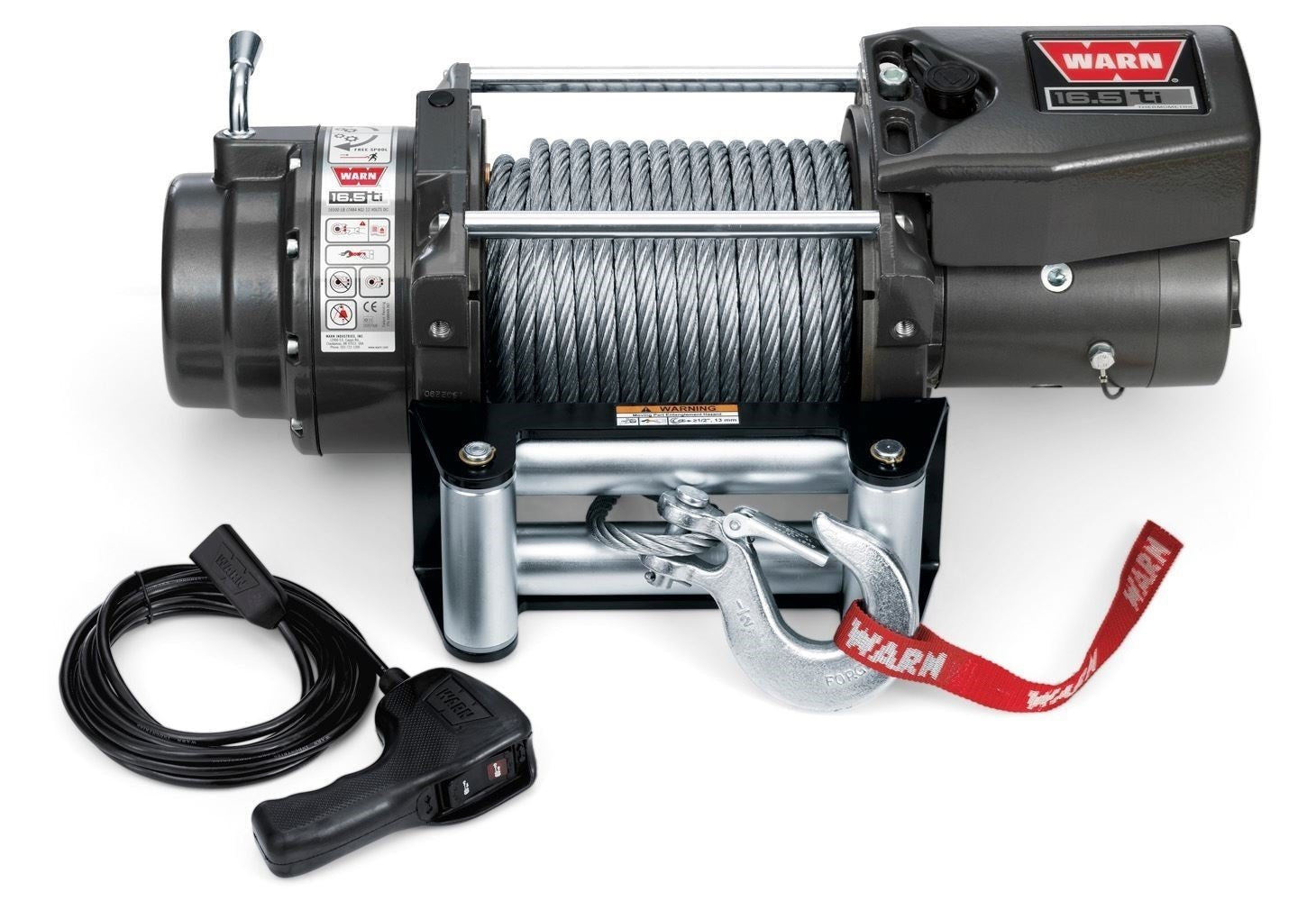 WARN 16.5ti Winch – 16,500 lb Thermometric Heavy-Duty Truck Recovery