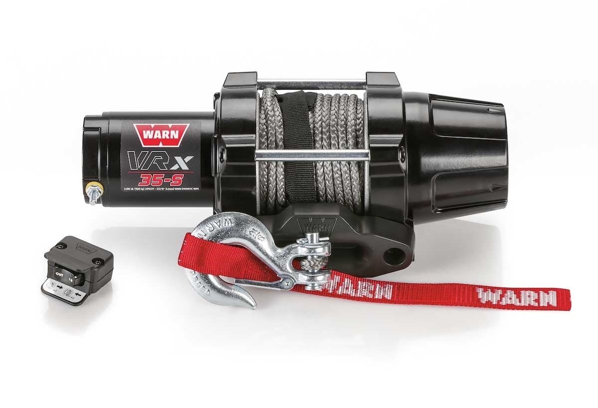 WARN VRX 35-S Powersports ATVs UTVs SXS Winch – 3,500 lb Capacity | Synthetic Rope