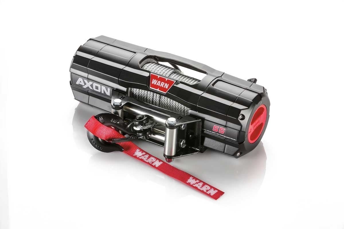 Warn AXON 55 Powersport ATV-UTV Winch - 5,500 lbs. Pull Rating, 50 ft. Line
