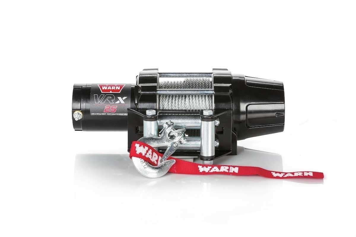 WARN VRX 25 Winch – 2,500 lb ATV UTV Powersports Winch with 50ft Steel Cable