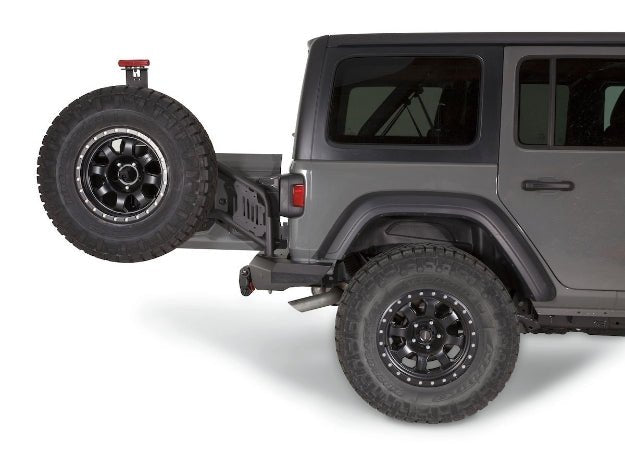 WARN Elite Rear High Clearance Bumper for 2018–2026 Jeep Wrangler JL | With or Without Tire Carrier