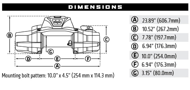 WARN ZEON XP 10-S Winch – 10,000 lb Synthetic Rope | Premium Waterproof