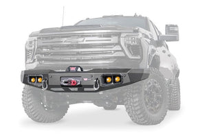 WARN Ascent Front Bumper | 2024+ Silverado 2500HD & 3500HD | Winch Ready