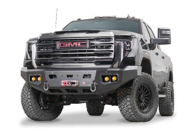 WARN Ascent Front Bumper | 2024-2026 GMC Sierra 2500HD & 3500HD | Winch Ready
