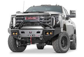 WARN Ascent Front Bumper | 2024-2026 GMC Sierra 2500HD & 3500HD | Winch Ready