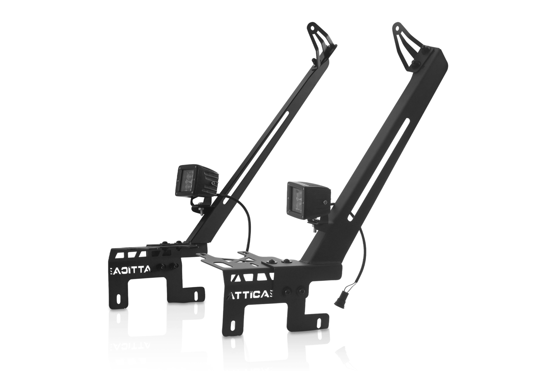 Attica 4x4 Frontier Series Light Mount Brackets for 2018-2025 Gladiator JT & Wrangler JL