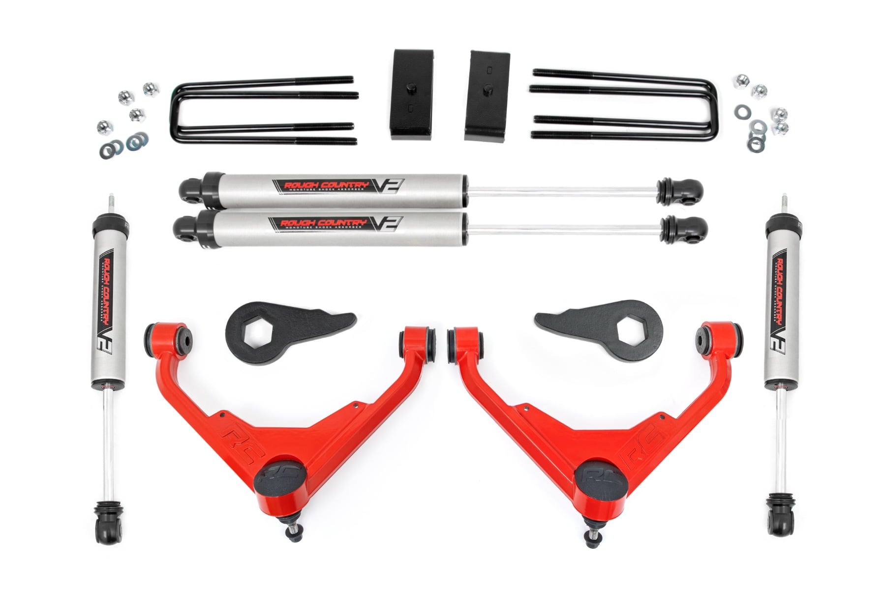 Rough Country 3 Inch Lift Kit for 2001-2010 Chevy/GMC 2500HD/3500HD/Suburban 2500/Yukon XL 2500