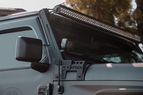 Attica 4x4 Frontier Series Light Mount Brackets for 2018-2025 Gladiator JT & Wrangler JL