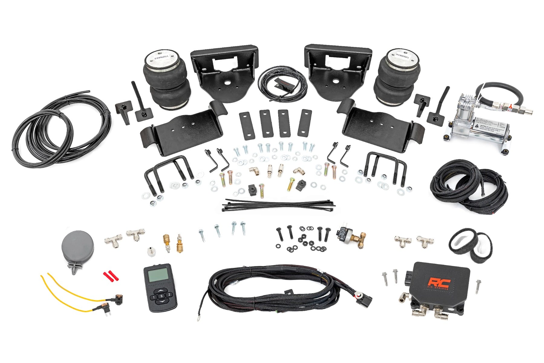 Rough Country Air Spring Kit w/compressor for 2004-2014 Ford F-150