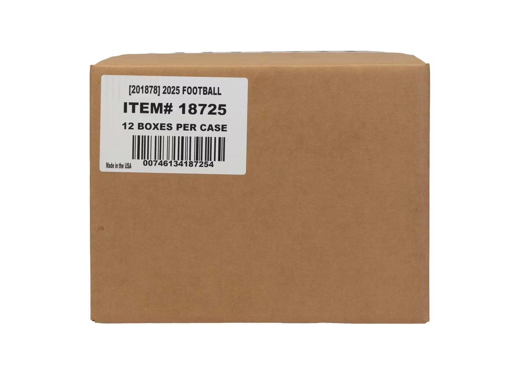 2025 Panini Prizm Football Hobby 12-Box Case