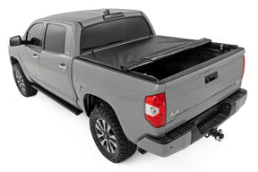 Rough Country Soft Roll Up Bed Cover for 2007-2021 Toyota Tundra