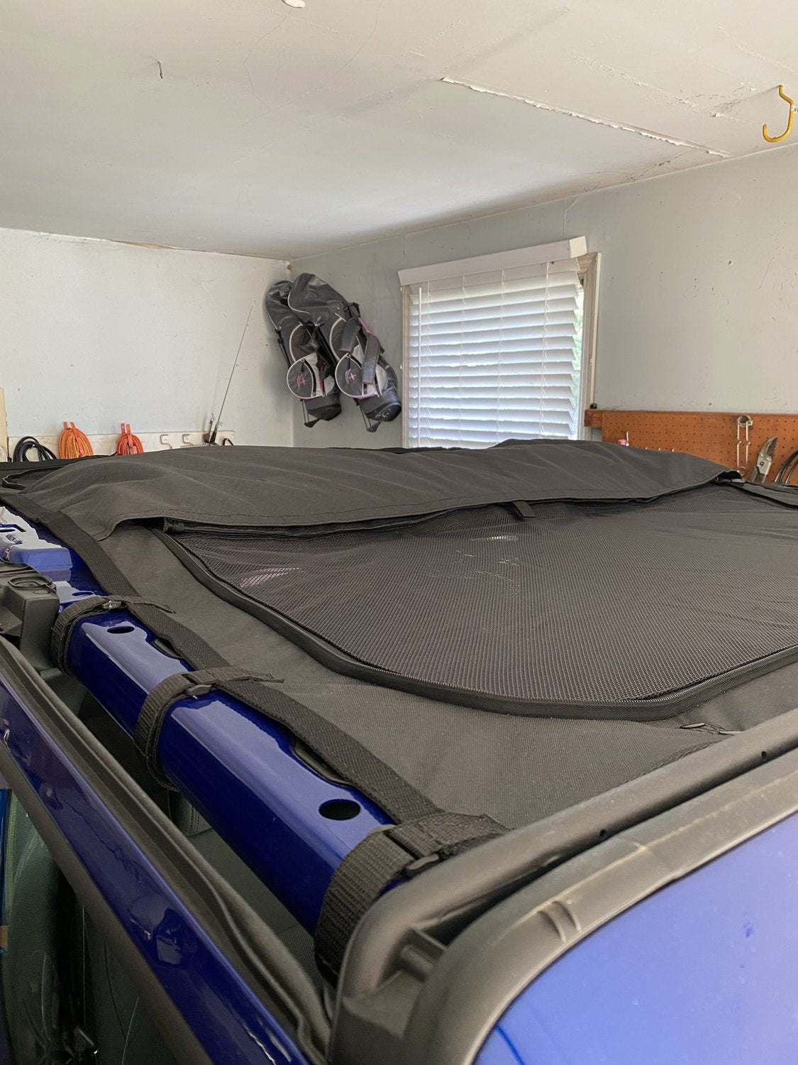 SmittyBilt Extended Bikini Shade Top w/ Skylights for 2018-2026 Jeep Wrangler JL 4 Door