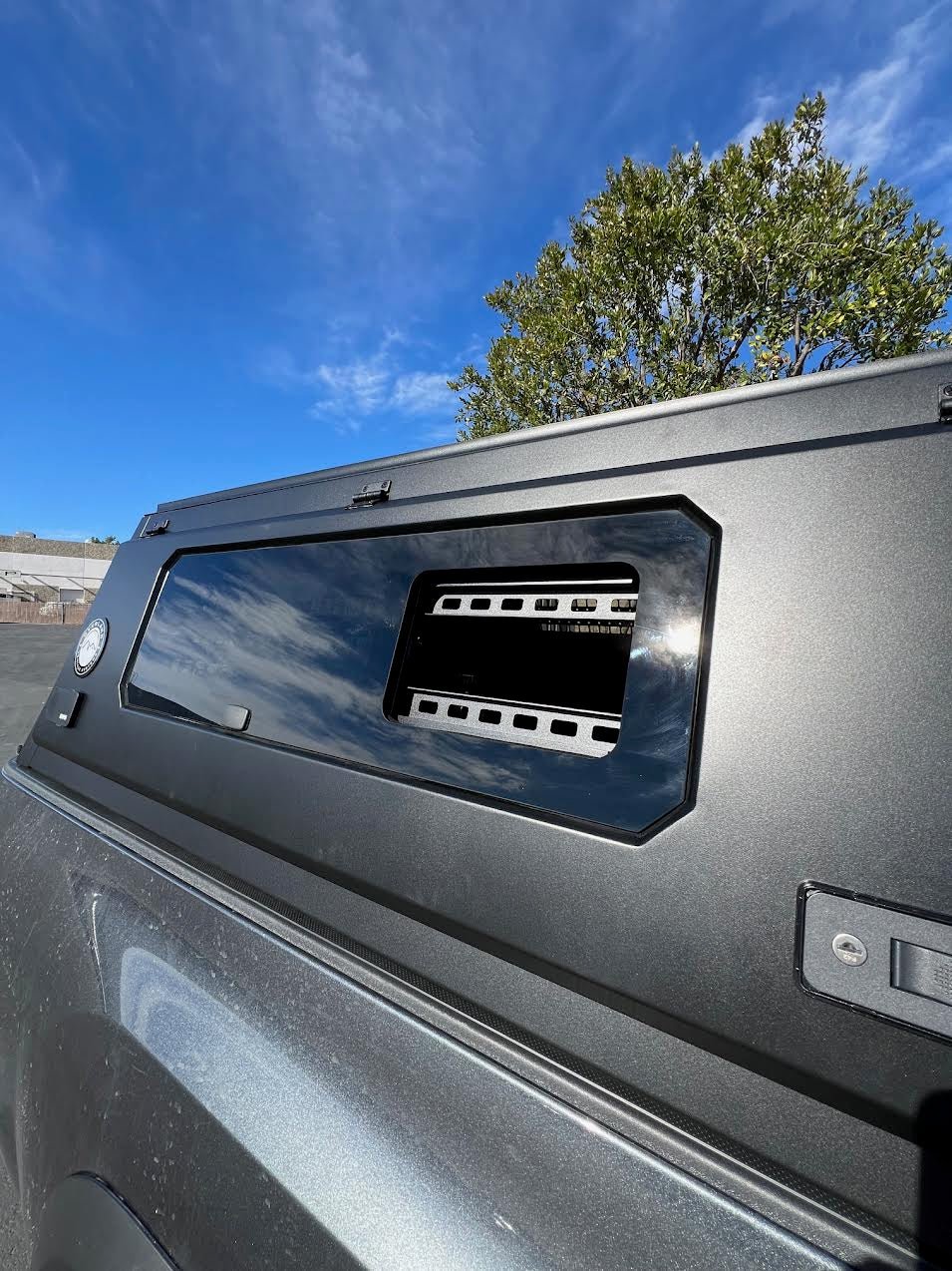 OVS Expedition PRO+ Stainless Steel Truck Cap with Full Windows for 2016-2023 Toyota Tacoma 5ft