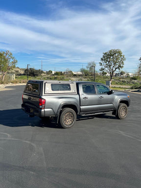 OVS Expedition PRO+ Stainless Steel Truck Cap with Full Windows for 2016-2023 Toyota Tacoma 5ft
