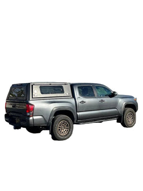 OVS Expedition PRO+ Stainless Steel Truck Cap with Full Windows for 2016-2023 Toyota Tacoma 5ft