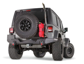 WARN Elite Rear High Clearance Bumper for 2018–2026 Jeep Wrangler JL | With or Without Tire Carrier