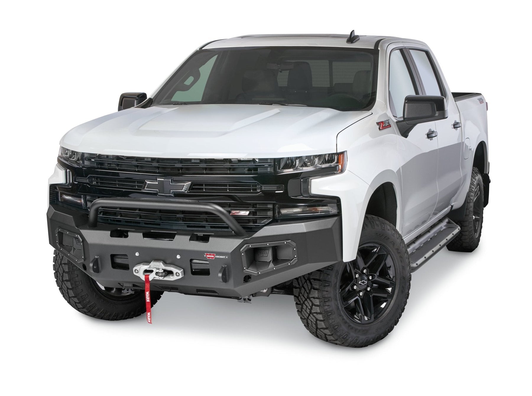 WARN Ascent Front Bumper | 2019–2022 Chevy Silverado 1500 | Winch Ready