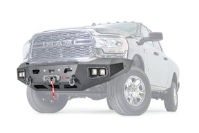 WARN Ascent Front Bumper | 2019-2025 Ram 2500 3500 4500 5500 | Winch Ready
