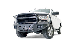 WARN Ascent Front Bumper | 2019-2025 Ram 2500 3500 4500 5500 | Winch Ready