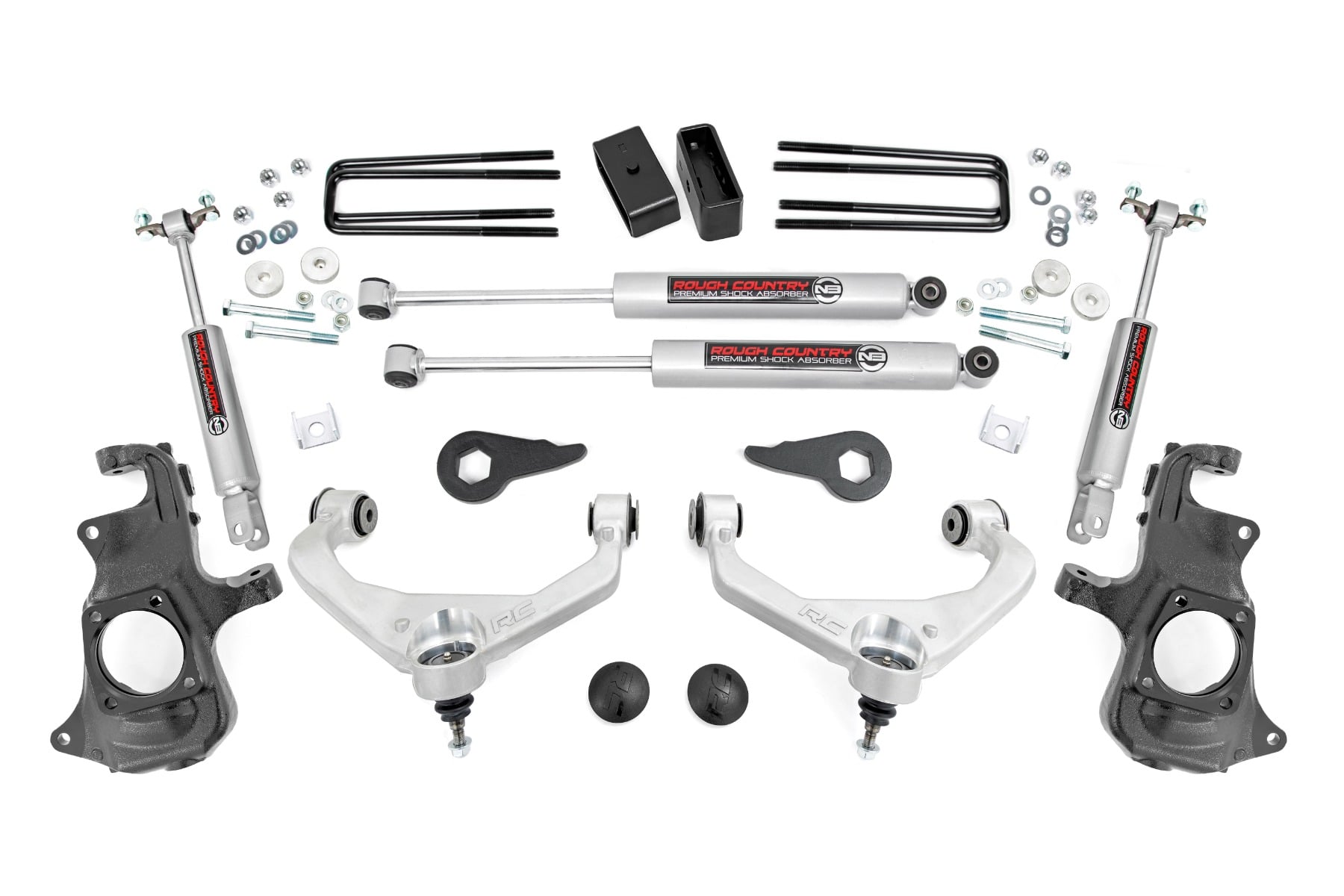 Rough Country 3.5 Inch Lift Kit for 2011-2019 Chevy/GMC 2500HD/3500HD