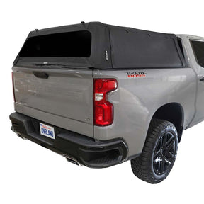 Explorer Soft Shell Foldable Bed Topper 2019-2026 Silverado Sierra 1500 5.8' Bed | OVS Black Diamond