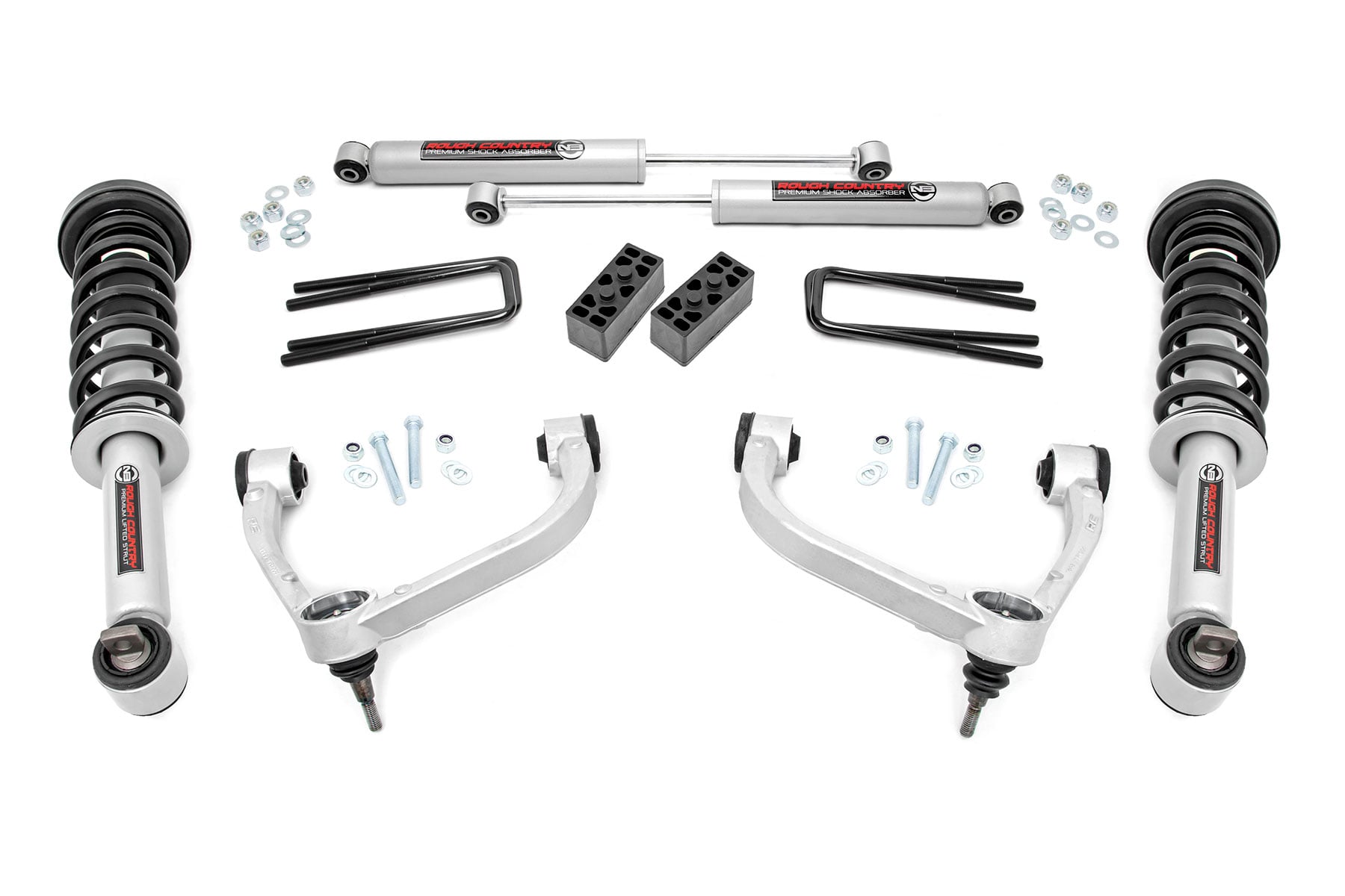 Rough Country 3 Inch Lift Kit for 2014-2020 Ford F-150