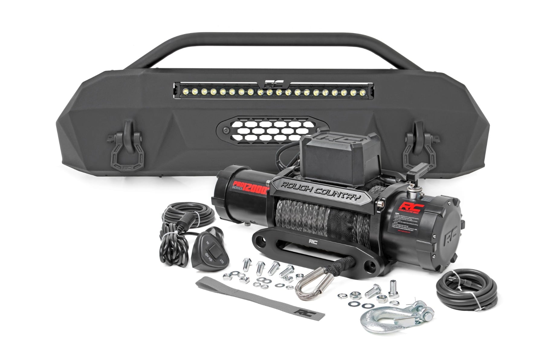 Rough Country Front Bumper for 2016-2023 Toyota Tacoma