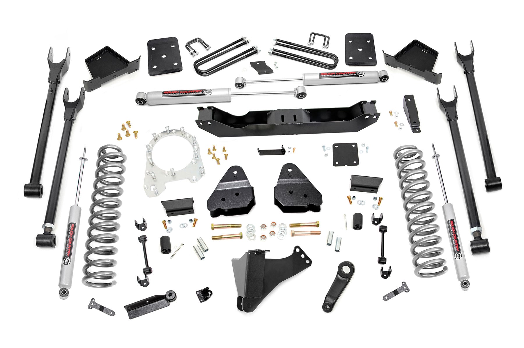 Rough Country without Front Driveshaft 6 Inch Lift Kit for 2017-2022 Ford F-250 & F-350