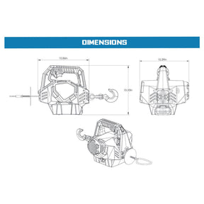 Superwinch Hand Hauler 24 Volt Plug In DC 1000lb Wireless Winch