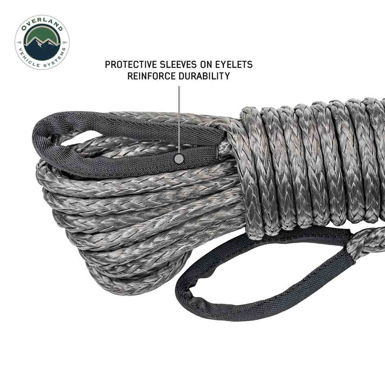 OVS Brute 3/8" × 50′ Winch Line Extension – 20,000 lb Synthetic Rope
