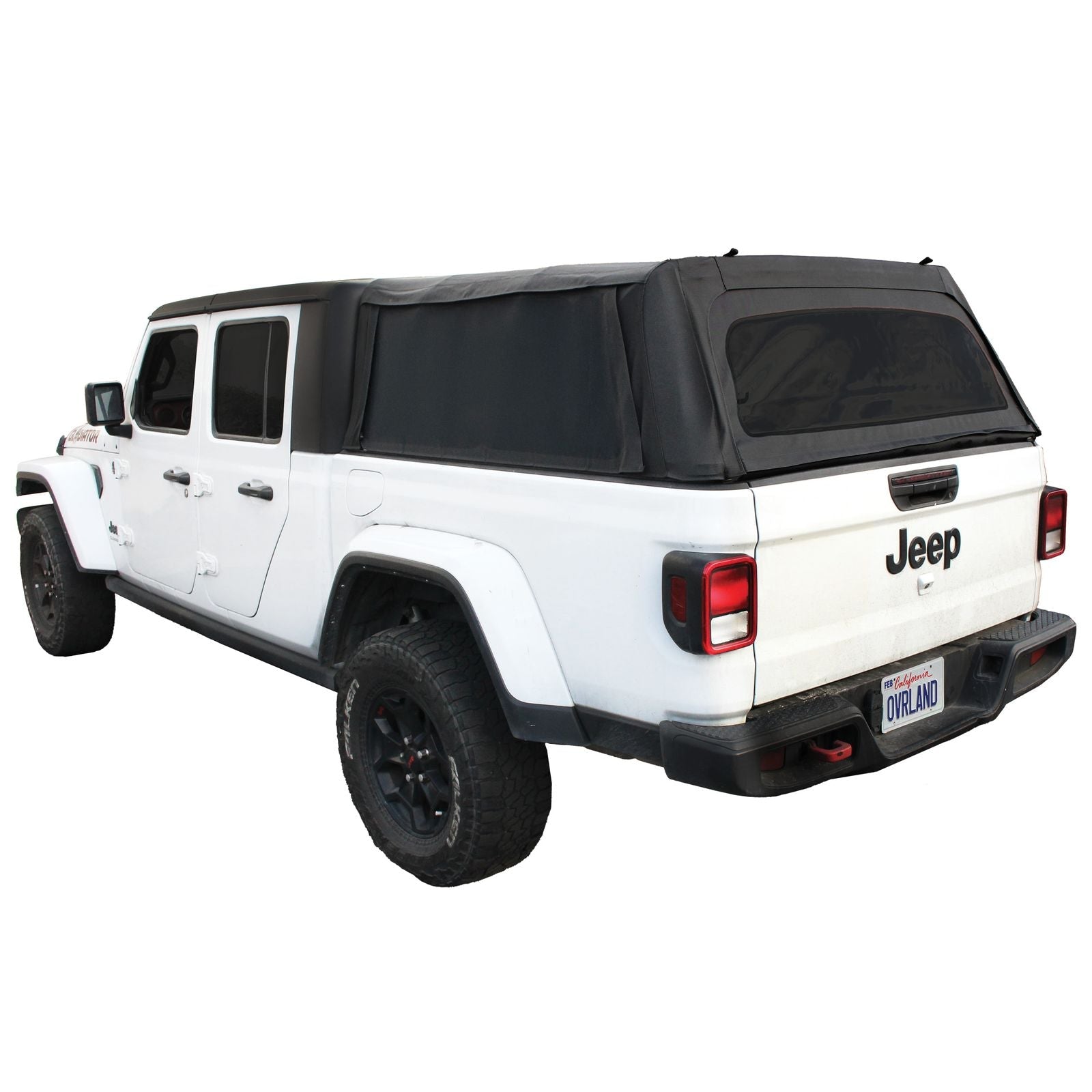 Explorer Soft Shell Foldable Bed Cap for 2020-2026 Jeep Gladiator JT | OVS Black Diamond