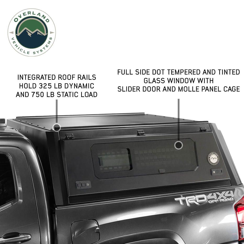 OVS Expedition PRO+ Stainless Steel Truck Cap with Full Windows for 2024-2026 Ford Ranger