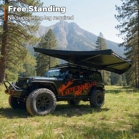 Openroad 180 Degree Free Standing Overland Awning With LEDs & Mounting Hardware