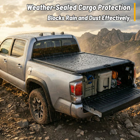 Openroad Aluminum Retractable Tonneau Bed Cover for 2016-2023 Toyota Tacoma (5ft Bed)