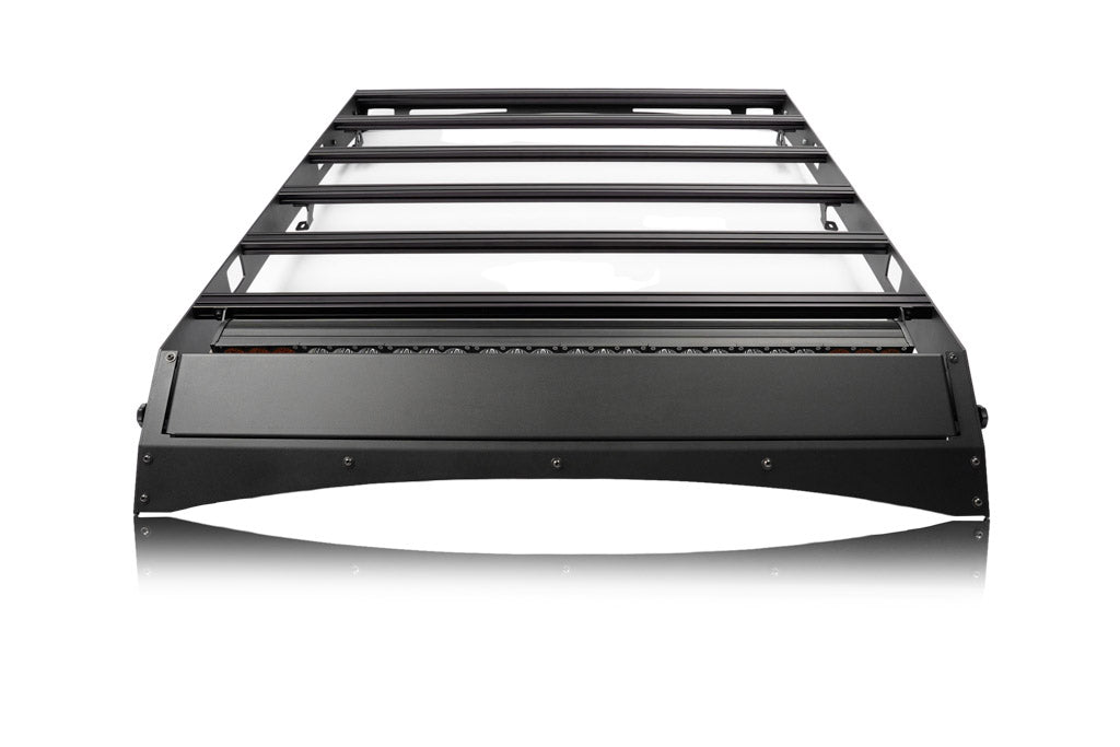Low Profile Bolt On Premium Roof Rack With Light Guard For 2005-2023 Toyota Tacoma