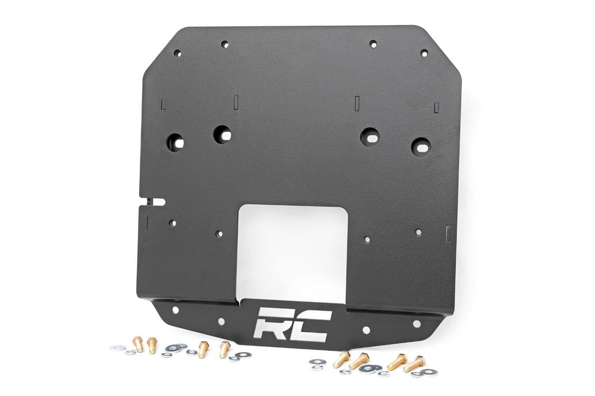 Rough Country Tire Carrier Relocation Plate for 2018-2026 Jeep Wrangler JL/Wrangler Unlimited