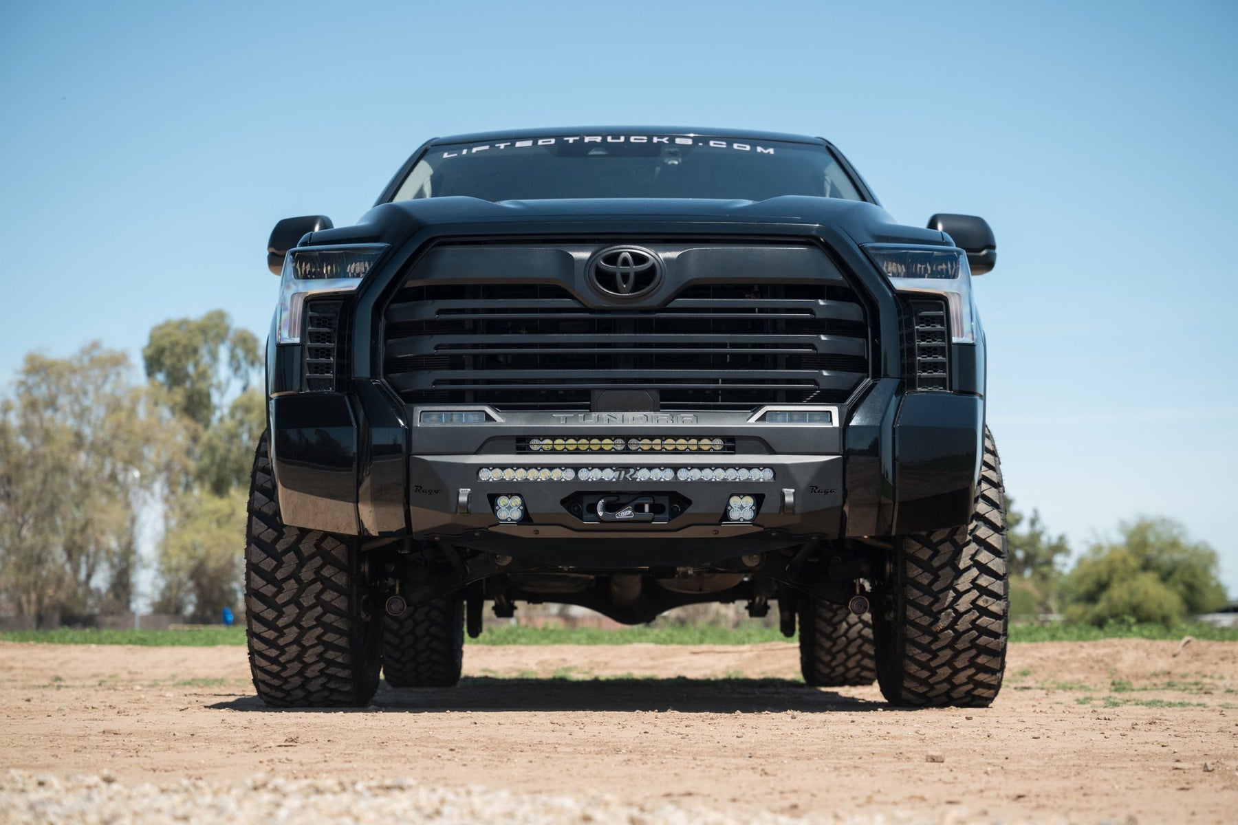 Rago Fabrication Center Mount Winch Front Bumper for 2022-2026 Toyota Tundra - Recon Recovery