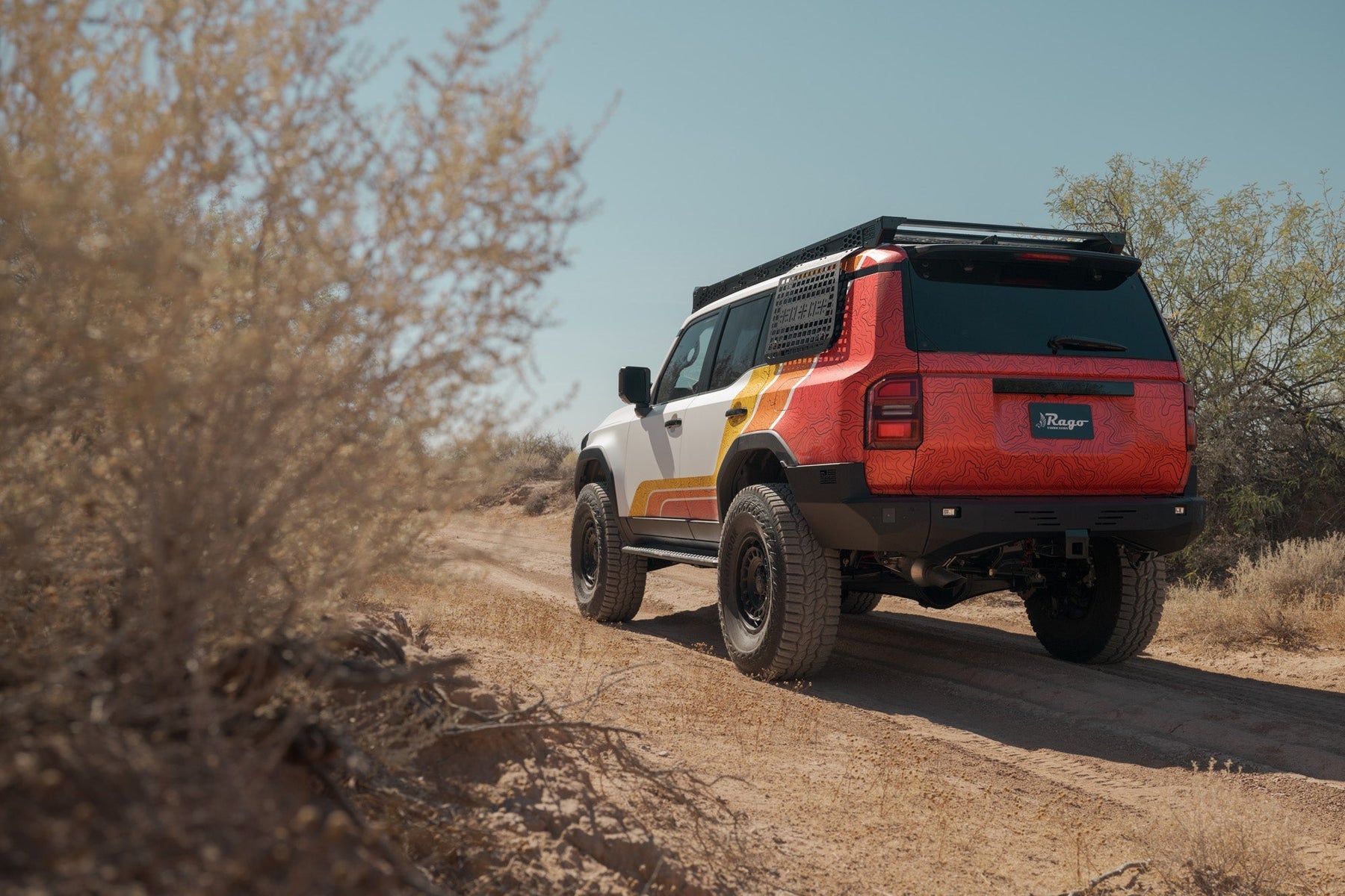 Rago Fabrication High Clearance Rear Bumper for 2024-2026 Toyota Land Cruiser - Recon Recovery