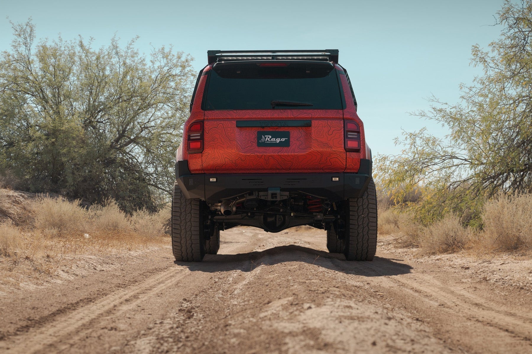 Rago Fabrication High Clearance Rear Bumper for 2024-2026 Toyota Land Cruiser - Recon Recovery