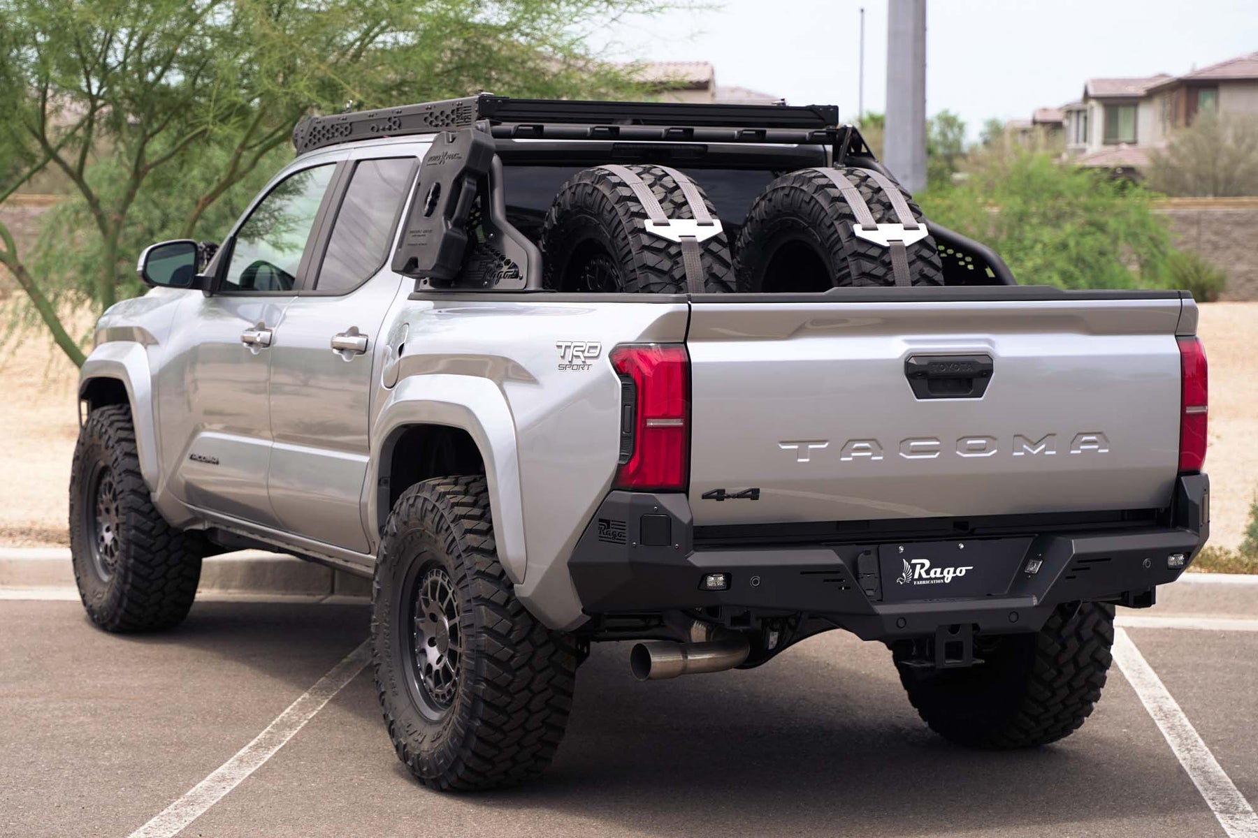 Rago Fabrication High Clearance Rear Bumper for 2024-2026 Toyota Tacoma - Recon Recovery