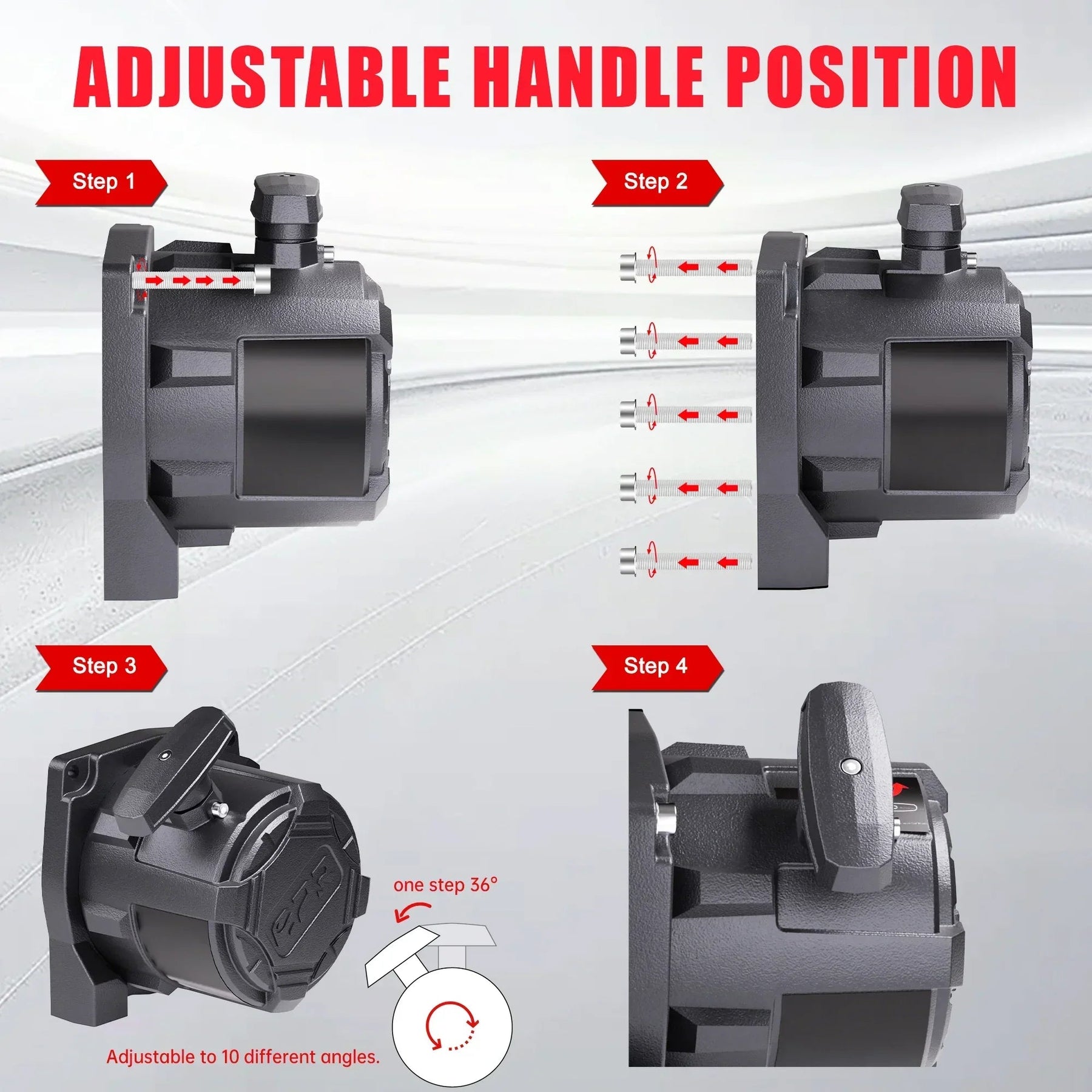 OPENROAD 13,500lbs Wireless Electric Winch with Synthetic Rope - IP68 Rated