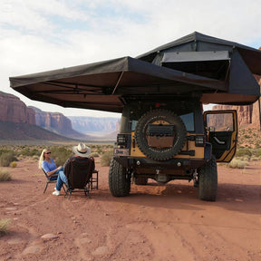 Openroad Plus Size 270 Degree Free Standing Overland Awning With LEDs & Mounting Hardware