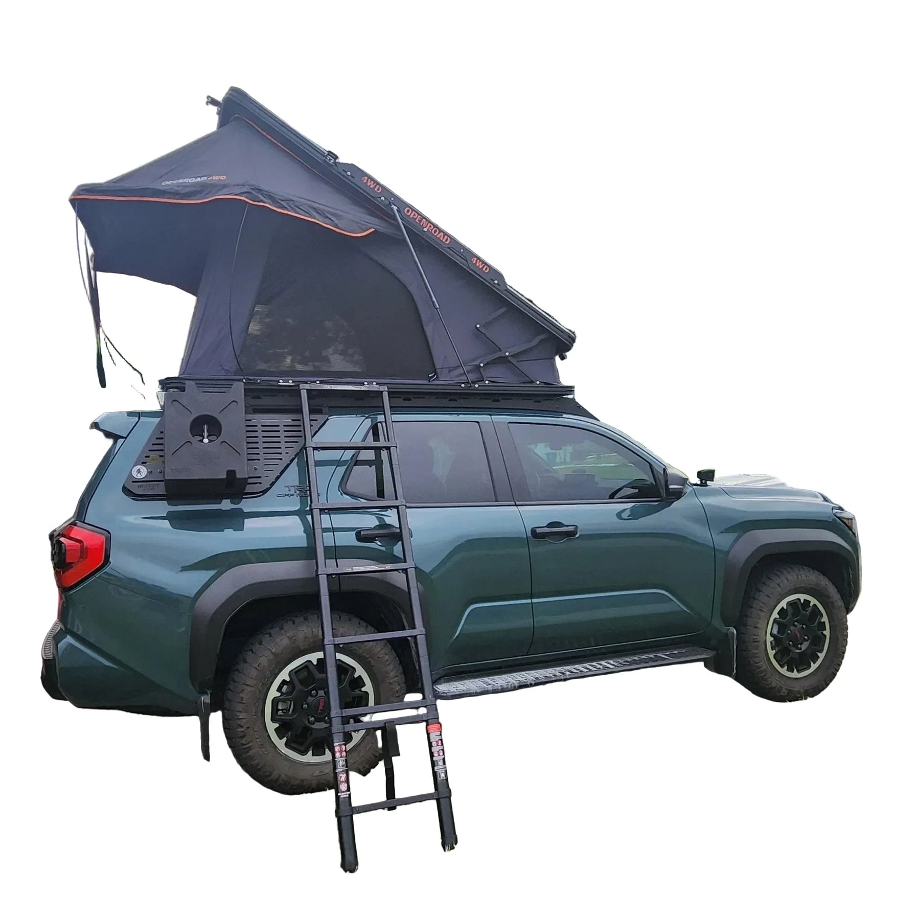 Openroad Aluminum Hard Shell V2 Rooftop Tent with LED Lights - 4 Season