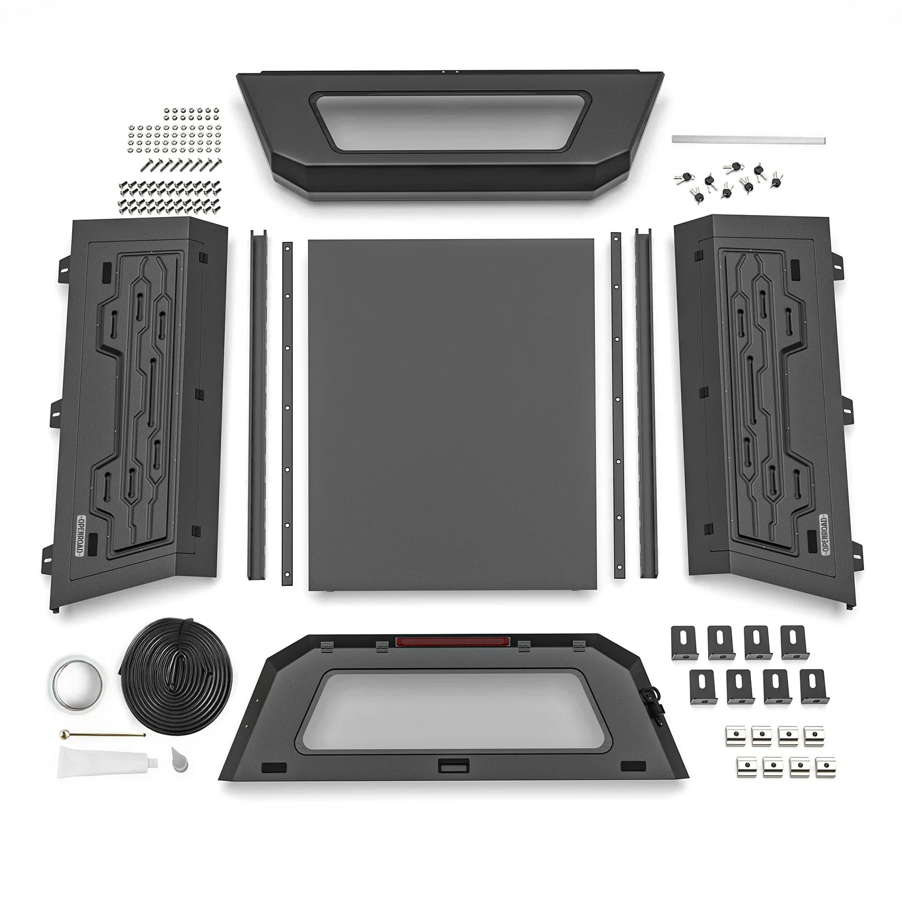 Openroad Aluminum Light Weight Modular Truck Cap for 2020-2026 Ram 2500 & 3500 6.5ft Bed