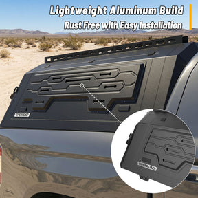 Openroad Aluminum Light Weight Modular Truck Cap for 2014-2021 Toyota Tundra 5.5ft Bed