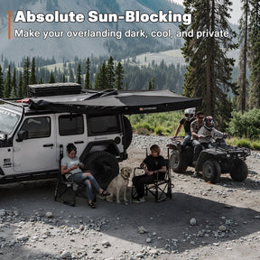 Openroad 270 Degree Free Standing Overland Awning With LEDs & Mounting Hardware