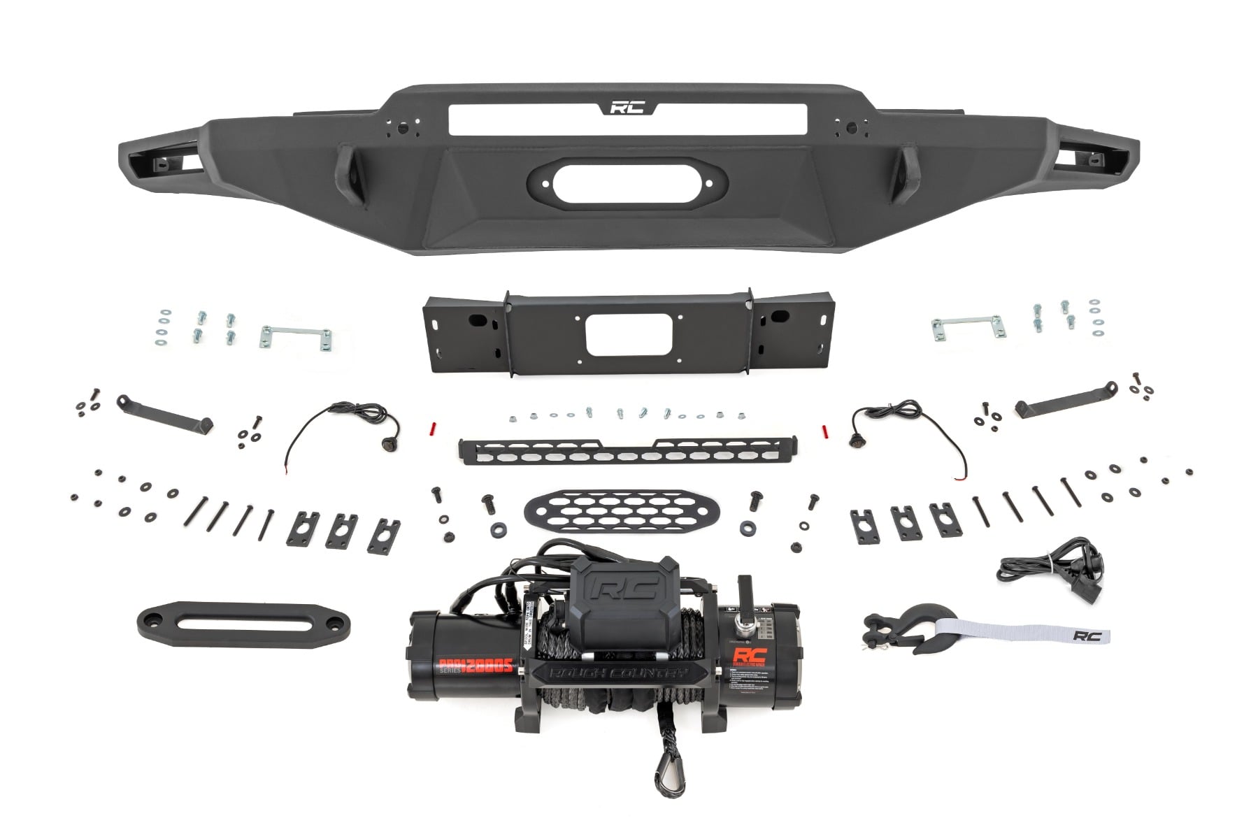 Rough Country Hybrid Front Bumper for 2022-2026 Toyota Tundra