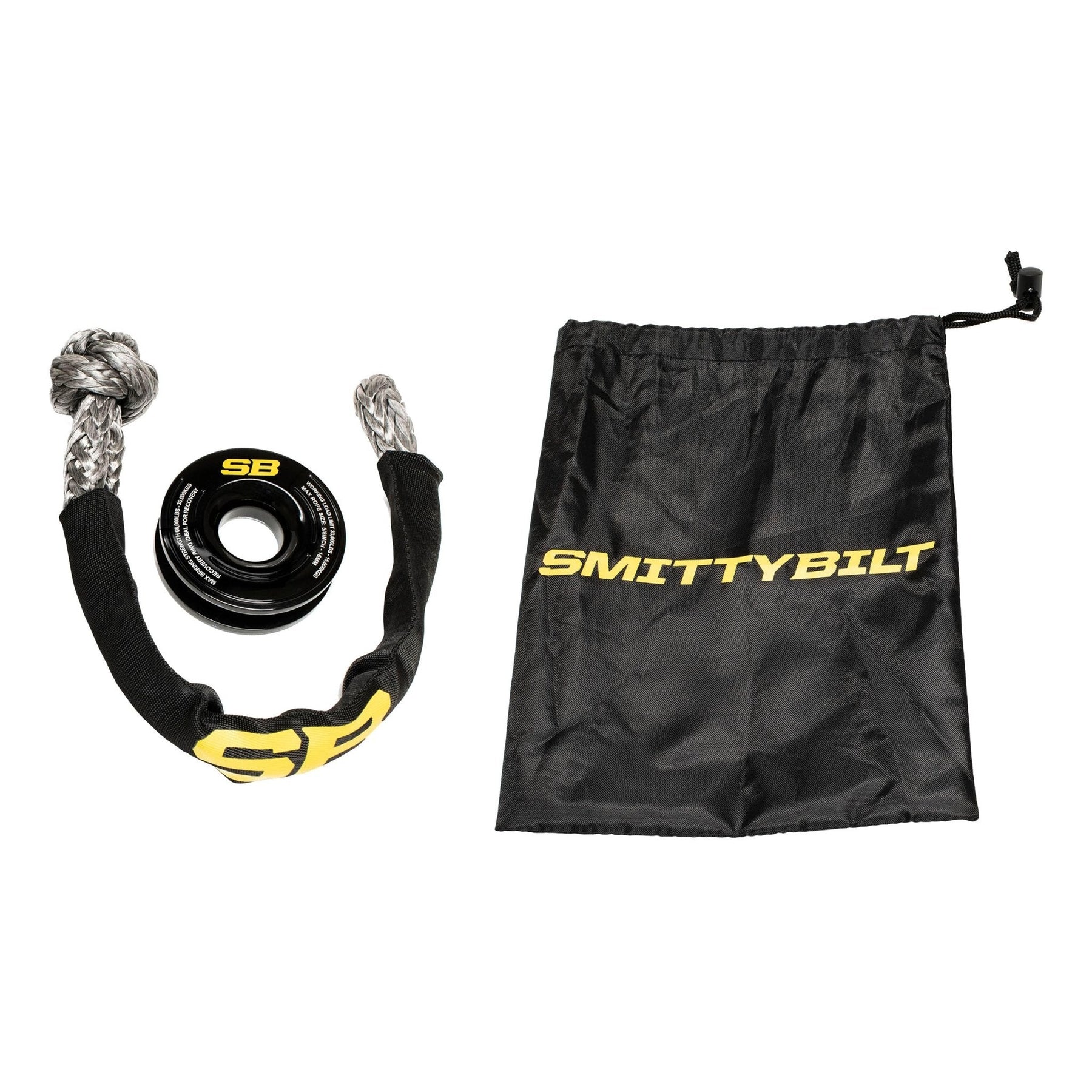 Smittybilt Soft Shackle & Recovery Ring – 33K Rated Off-Road Recovery Gear