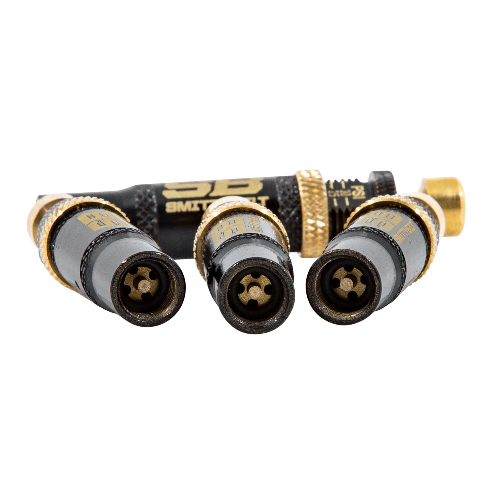 Smittybilt Adjustable Valve Stem Tire Deflators – Set & Auto Shut-Off Kit - Recon Recovery