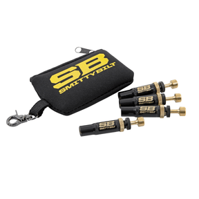 Smittybilt Adjustable Valve Stem Tire Deflators – Set & Auto Shut-Off Kit - Recon Recovery
